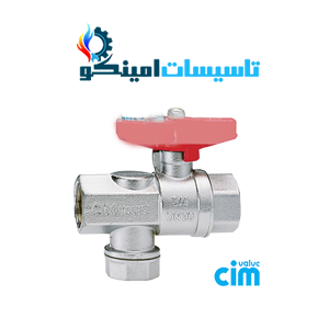 شیر توپی پیسوار ۶۲۰ سیم ایتالیا سایز 3/4 PN۵۰