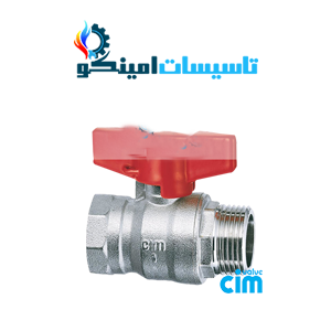 شیر توپی رو پیچ تو پیچ سیم 1 ۳۰۱/۱۶NPT_PN50